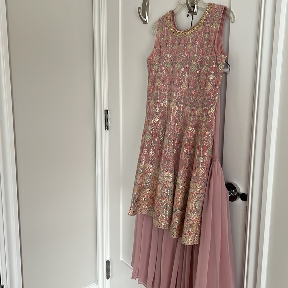 Brand new Palazzo suit set (with extra material for sleeves).